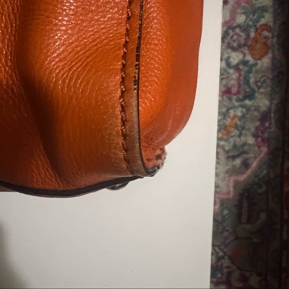 Michael Kors Orange Hamilton Satchel - Picture 12 of 13